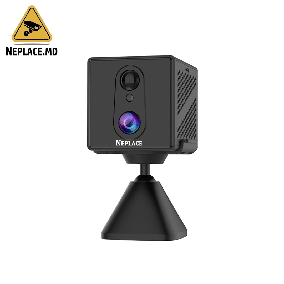 Mini Camera de Supraveghere 4G 4K, Acumulatori inclusi, Detectie forma umana, Control din aplicatie