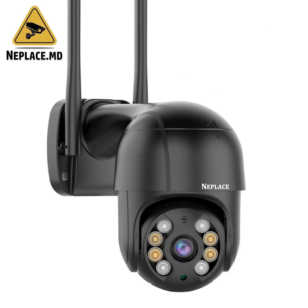 Camera Supraveghere WIFI, 4MP, Rezistenta La Apa, Rotire 360, Detectie Forma Umana, Notificare pe telefon