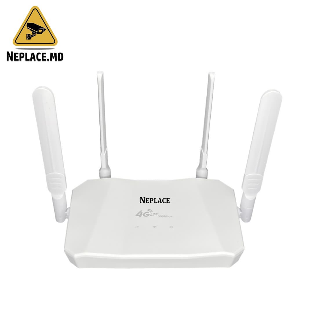 Router wireless 4G LTE, SIM CARD SLOT, 300Mbps, 4 Antene, Semnal puternic, DC 12V