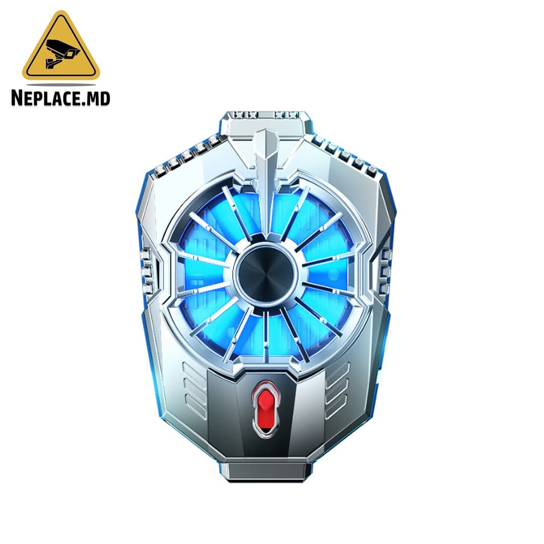 Cooler pentru Racire Telefon, Universal, 7500 rpm, Lumini RGB, pentru Gaming, Silentios