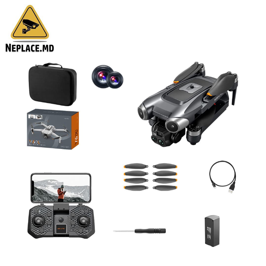 Drona cu Dublă Camera si Zoom - Sistem Avansat de Evitare a Obstacolelor si Control Inteligent